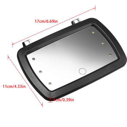 LED Sun Visor Vanity Mirror with Adjustable Lights by HitMyNeed