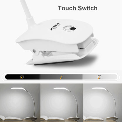 LED Touch Table Lamp with Clip & 3-Level Dimming by HitMyNeed