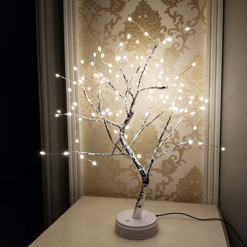 LED Tree Lamp Night Light with Adjustable Branches by HitMyNeed