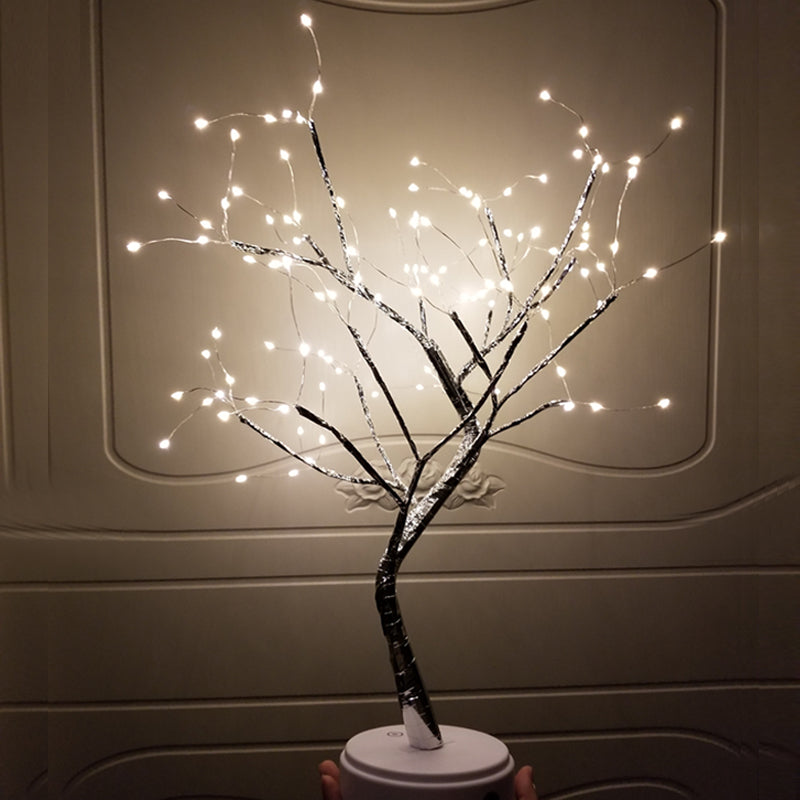 LED Tree Lamp Night Light with Adjustable Branches by HitMyNeed