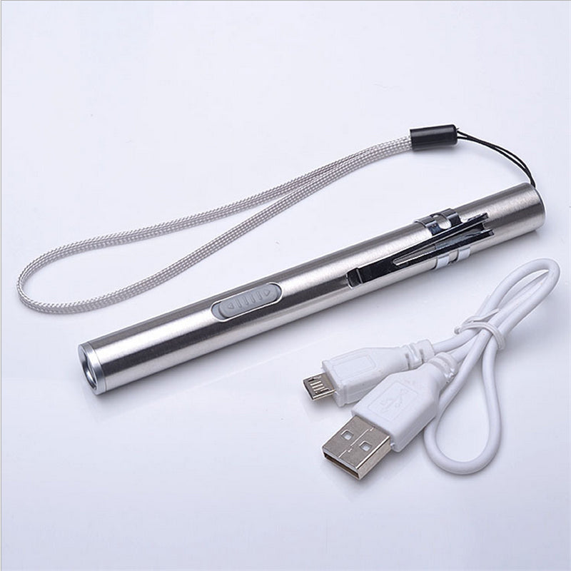 LED USB Rechargeable Penlight Flashlight by HitMyNeed