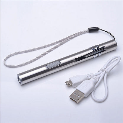 LED USB Rechargeable Penlight Flashlight by HitMyNeed