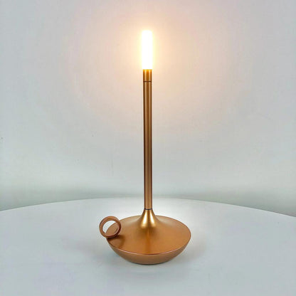 LED USB Rechargeable Touch Table Lamp rose-gold by HitMyNeed