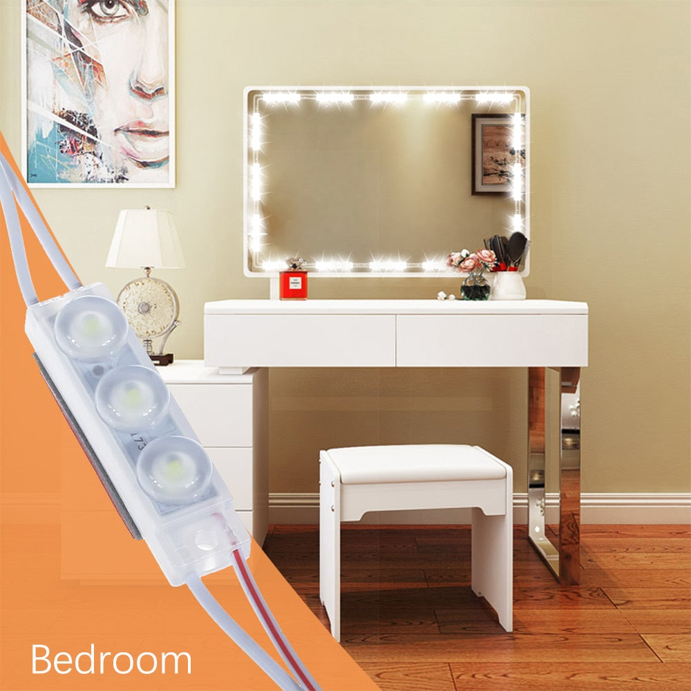 LED Vanity Mirror Light Strip with Dimmer Switch by HitMyNeed
