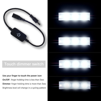 LED Vanity Mirror Light Strip with Dimmer Switch by HitMyNeed