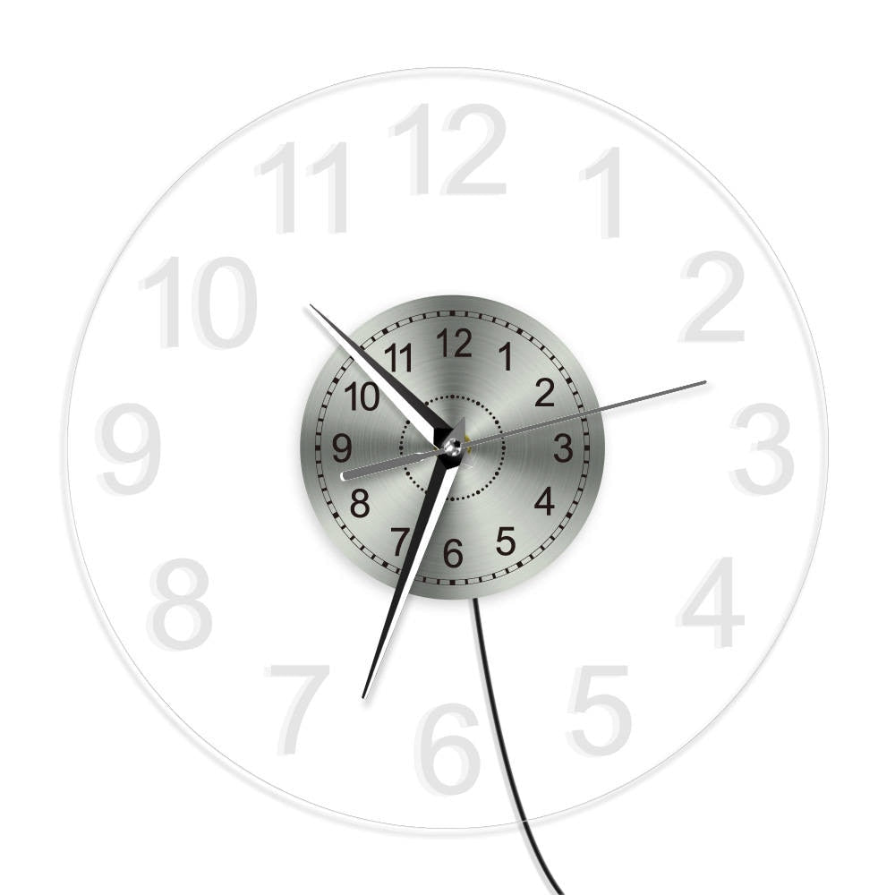 LED Wall Clock with Backlight and Remote Control by HitMyNeed