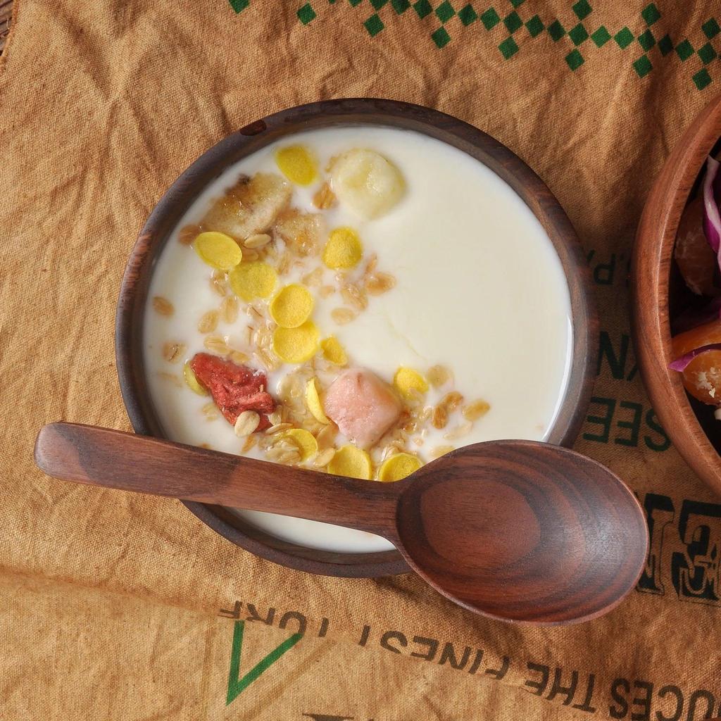 Leeseph Acacia Wood Salad and Serving Bowl by HitMyNeed