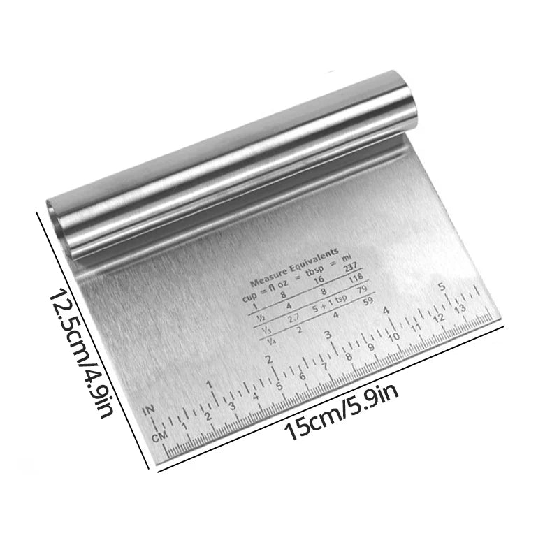 Leeseph Stainless Steel Dough Scraper & Chopper a by HitMyNeed