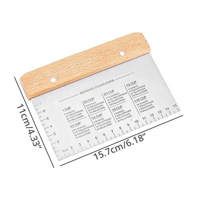 Leeseph Stainless Steel Dough Scraper & Chopper h by HitMyNeed