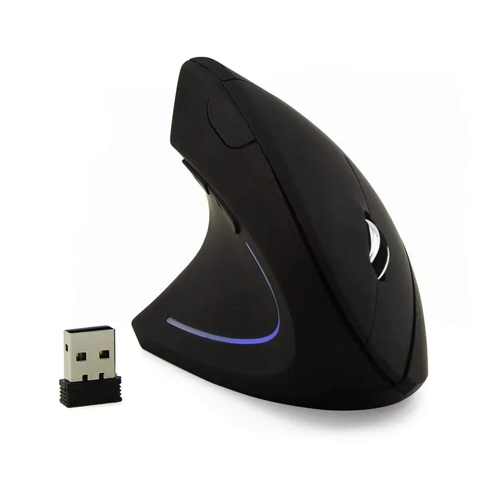 Left Hand Wireless Vertical Ergonomic Mouse 1600DPI by HitMyNeed