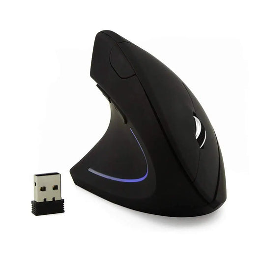 Left Hand Wireless Vertical Ergonomic Mouse 1600DPI by HitMyNeed