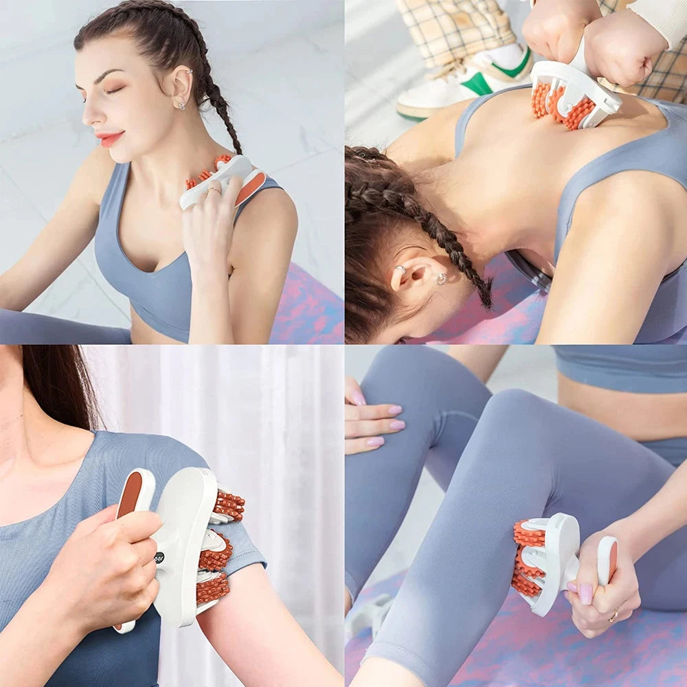 Leg, Neck & Waist Massage Roller for Muscle Relief by HitMyNeed
