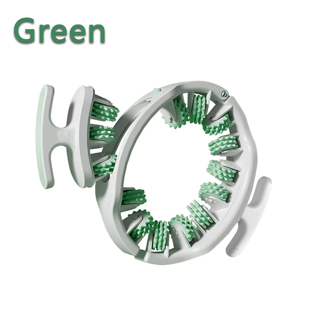 Leg, Neck & Waist Massage Roller for Muscle Relief green by HitMyNeed