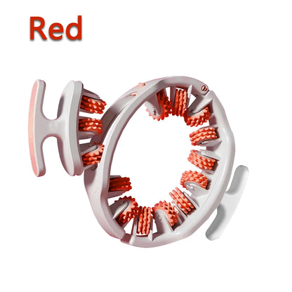 Leg, Neck & Waist Massage Roller for Muscle Relief red by HitMyNeed