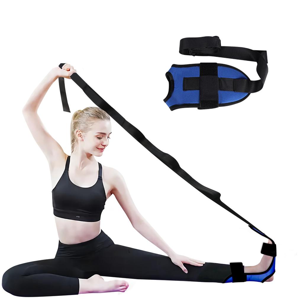 Leg Stretching Strap for Yoga and Rehabilitation blue by HitMyNeed