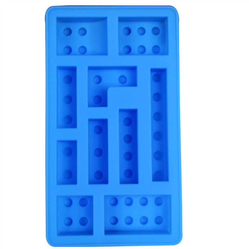 Lego Brick Silicone Ice Cube and Candy Mold Tray by HitMyNeed