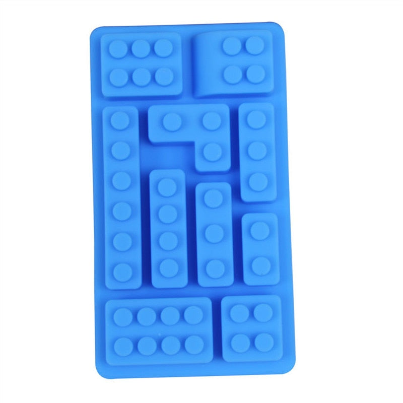 Lego Brick Silicone Ice Cube and Candy Mold Tray by HitMyNeed