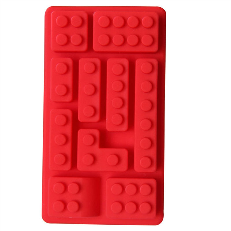 Lego Brick Silicone Ice Cube and Candy Mold Tray by HitMyNeed