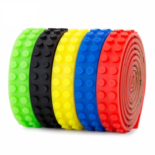 Lego-Compatible Silicone Building Tape (5 Pack) by HitMyNeed