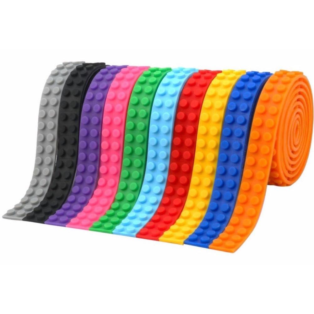 Lego-Compatible Silicone Building Tape (5 Pack) by HitMyNeed