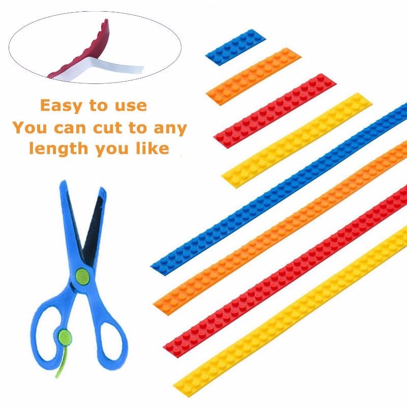 Lego-Compatible Silicone Building Tape (5 Pack) by HitMyNeed