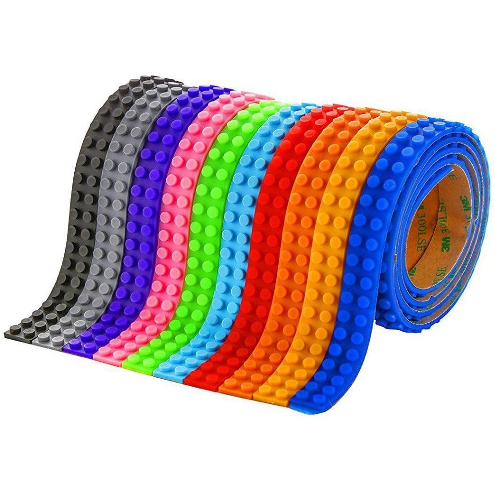 Lego-Compatible Silicone Building Tape (5 Pack) by HitMyNeed