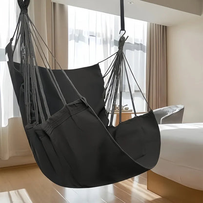 Leisure Fabric Hammock Chair Outdoor Swing Seat by HitMyNeed