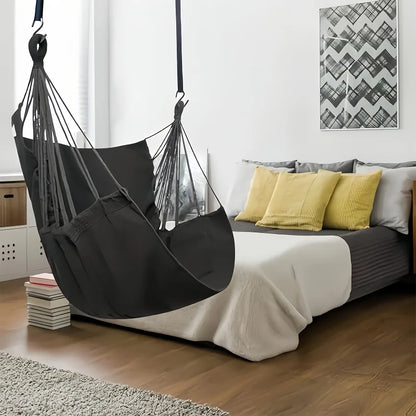 Leisure Fabric Hammock Chair Outdoor Swing Seat by HitMyNeed