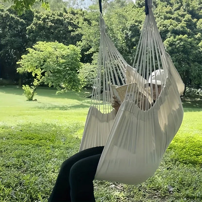 Leisure Fabric Hammock Chair Outdoor Swing Seat by HitMyNeed