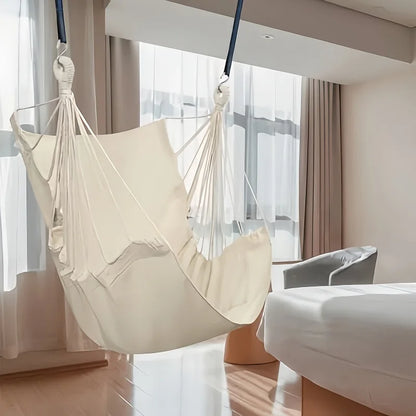 Leisure Fabric Hammock Chair Outdoor Swing Seat by HitMyNeed