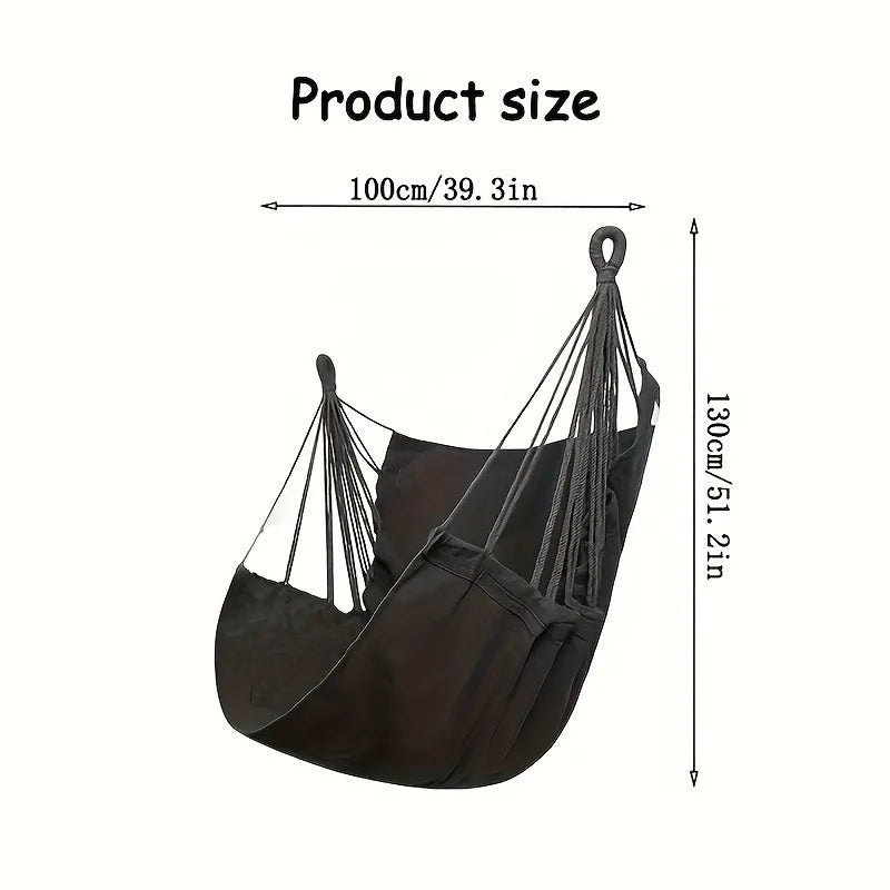 Leisure Fabric Hammock Chair Outdoor Swing Seat by HitMyNeed