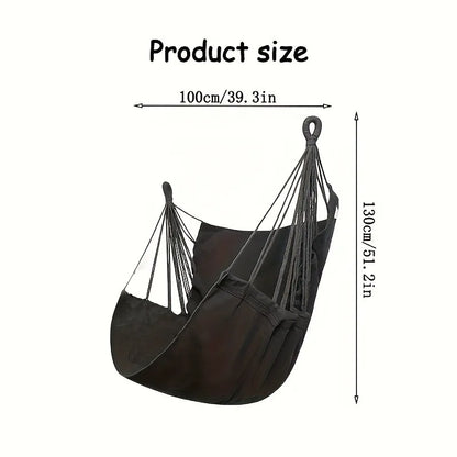 Leisure Fabric Hammock Chair Outdoor Swing Seat by HitMyNeed