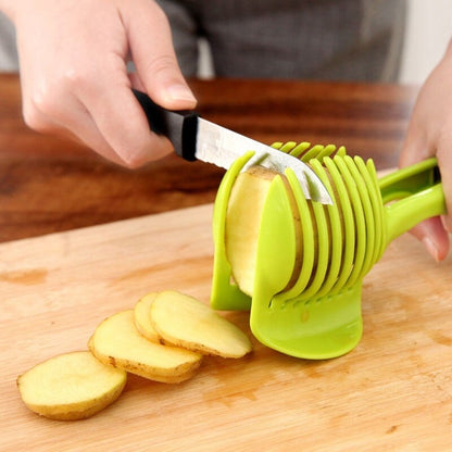 Lemon Cutter Citrus Slicer and Kitchen Tongs by HitMyNeed