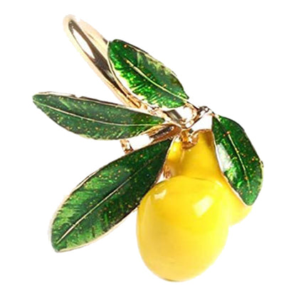 Lemon Napkin Rings Table Decor Set of 8 by HitMyNeed