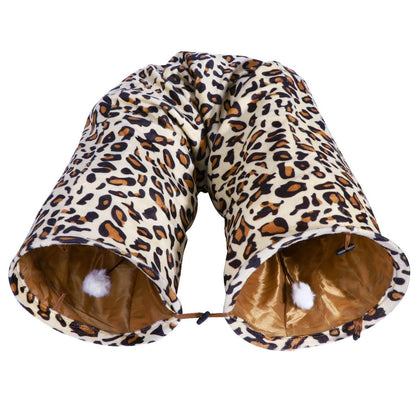 Leopard Print Plush Rabbit Play Tunnel by HitMyNeed