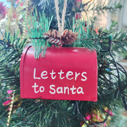 Letters to Santa Mailbox Christmas Ornament by HitMyNeed