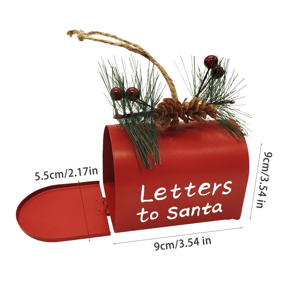 Letters to Santa Mailbox Christmas Ornament by HitMyNeed