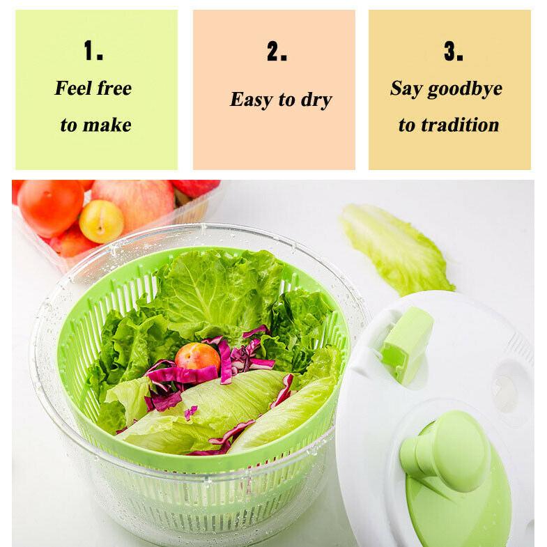 Lettuce Spinner Vegetable Dryer 5L by HitMyNeed