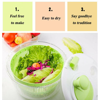 Lettuce Spinner Vegetable Dryer 5L by HitMyNeed