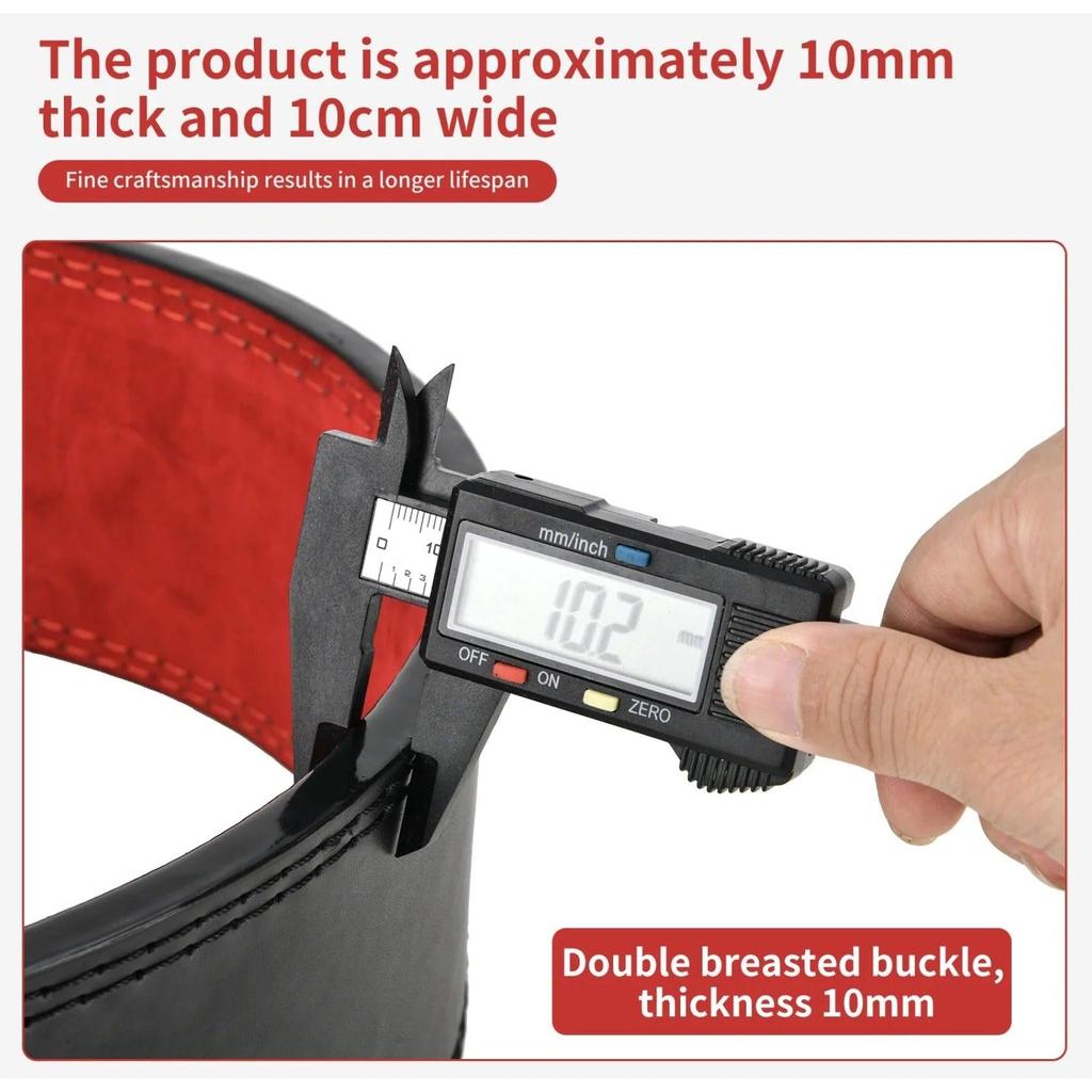 Lever Weightlifting Belt for Squat & Deadlift Support by HitMyNeed