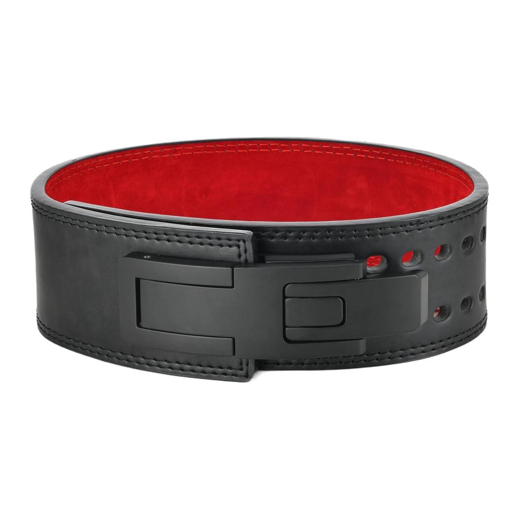 Lever Weightlifting Belt for Squat & Deadlift Support black-1 l by HitMyNeed