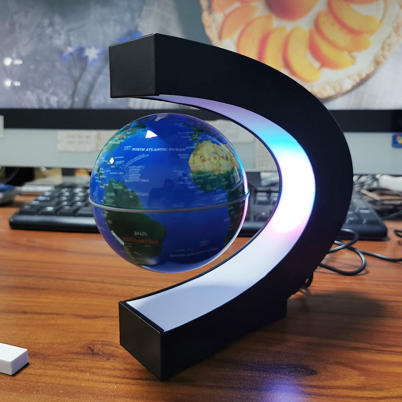 Levitating Globe with LED Stand for Learning by HitMyNeed