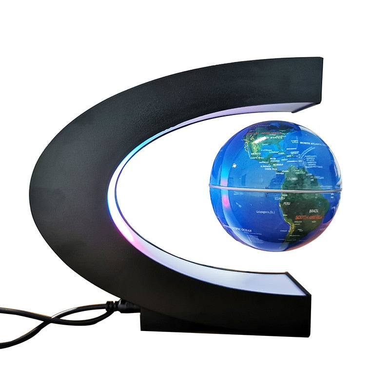 Levitating Globe with LED Stand for Learning by HitMyNeed