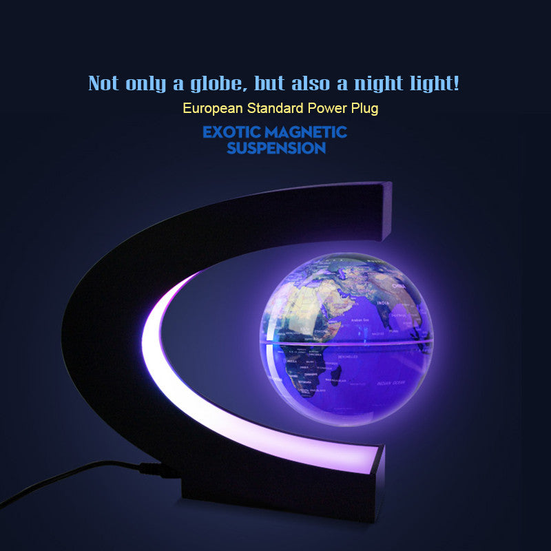 Levitating Globe with LED Stand for Learning by HitMyNeed