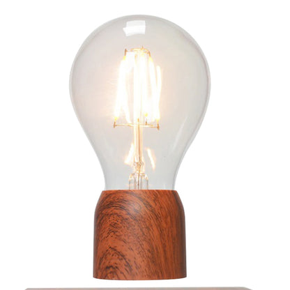 Levitating Magnetic Lamp with Wooden Base Decor by HitMyNeed