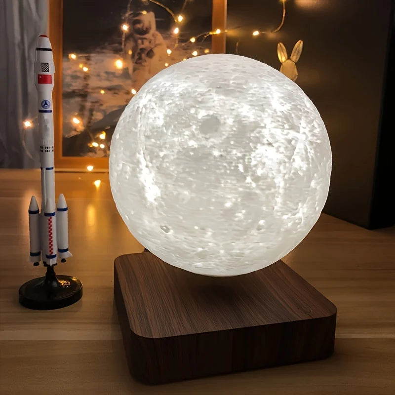 Levitating Moon Lamp with 3 Color Modes by HitMyNeed