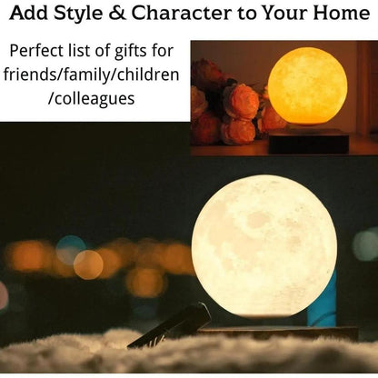 Levitating Moon Lamp with 3 Color Modes by HitMyNeed