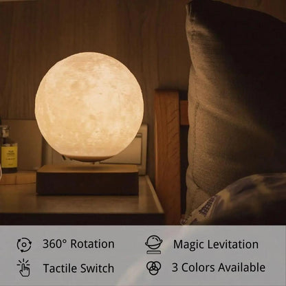 Levitating Moon Lamp with 3 Color Modes by HitMyNeed