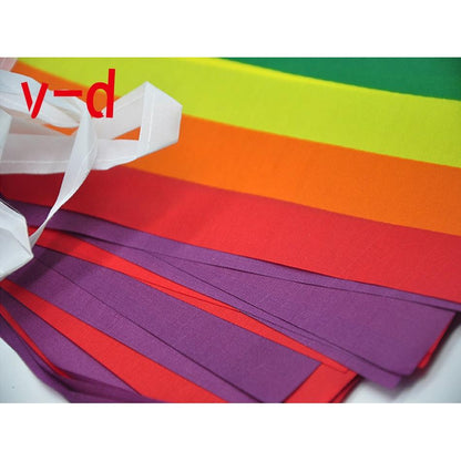 LGBT Rainbow Pride Flag Banner, 20 Mini Flags by HitMyNeed