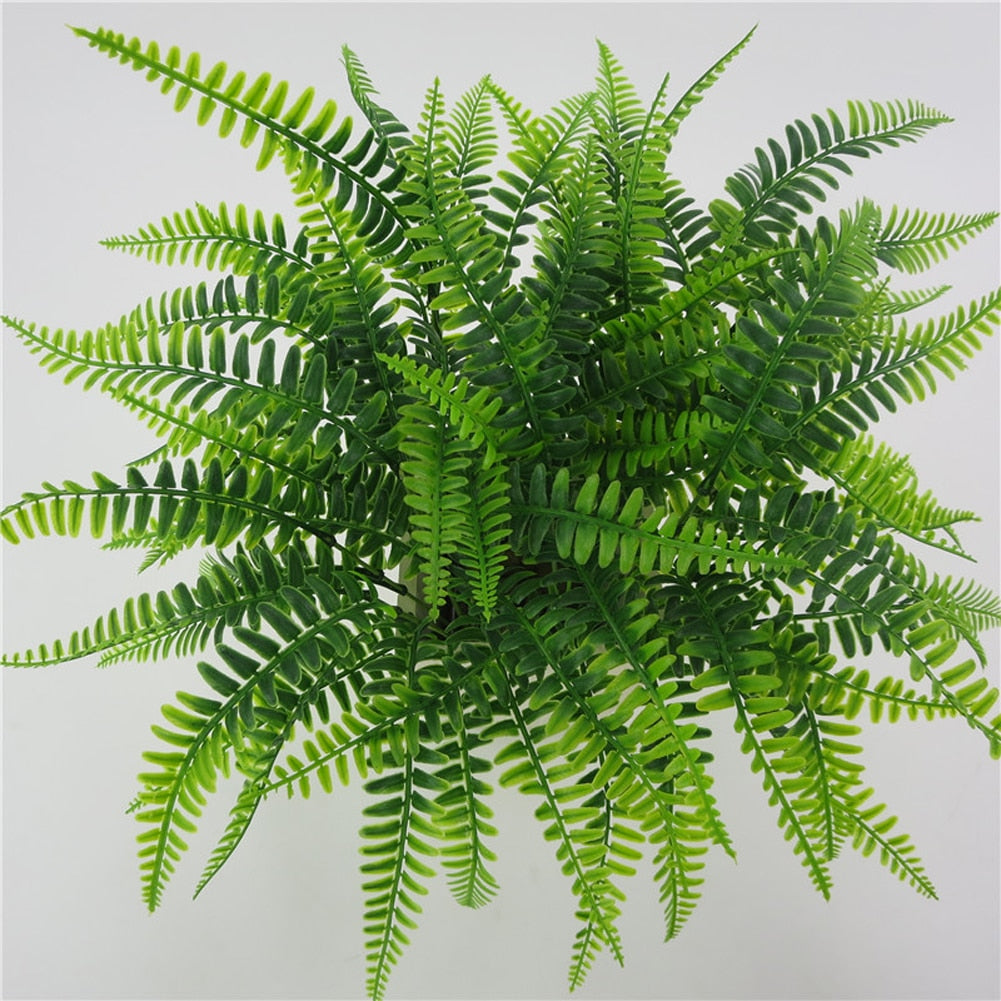 Lifelike Artificial Fern Leaves Spray 42cm by HitMyNeed